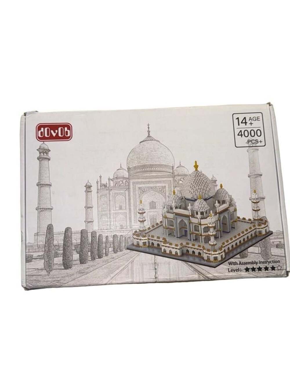 Taj Mahal Architecture Series by Dovob 4000 Piece Building Block Set New